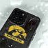 University of Iowa Hawkeyes Distressed Logo iPhone 15 Pro Waterproof Case